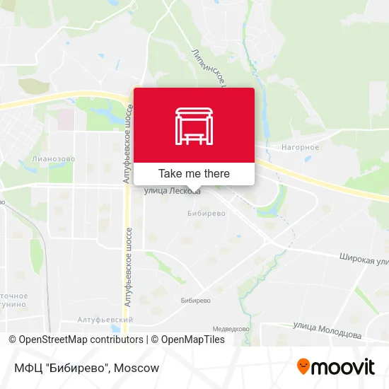 МФЦ "Бибирево" map