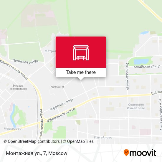 Монтажная ул., 7 map