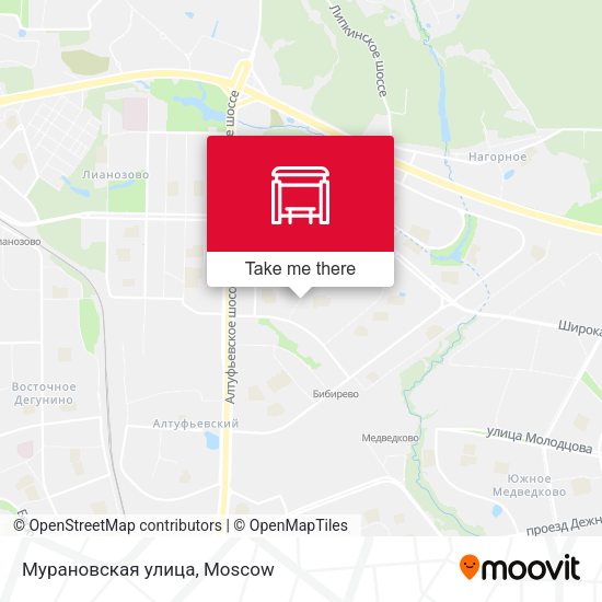 Мурановская улица map