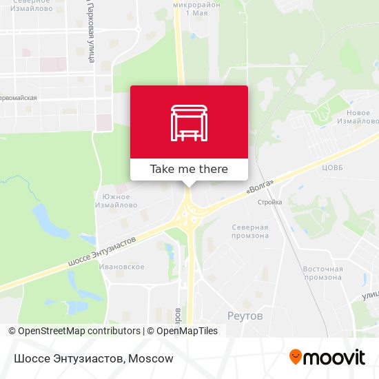 Шоссе Энтузиастов map