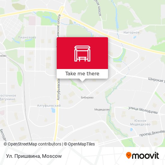 Ул. Пришвина map