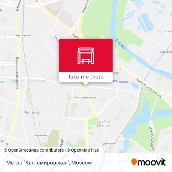 Метро "Кантемировская" map