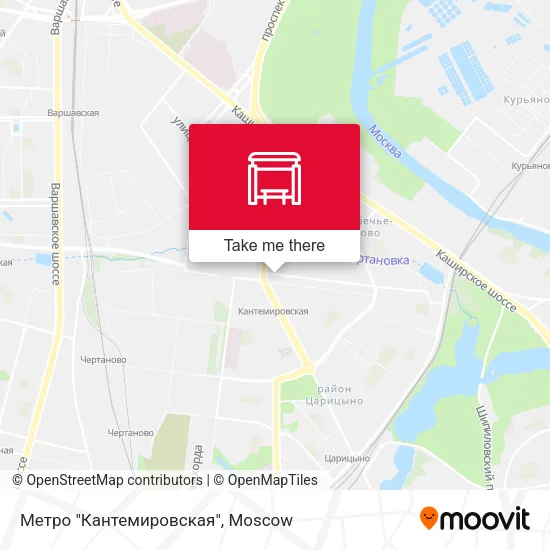 Метро "Кантемировская" map