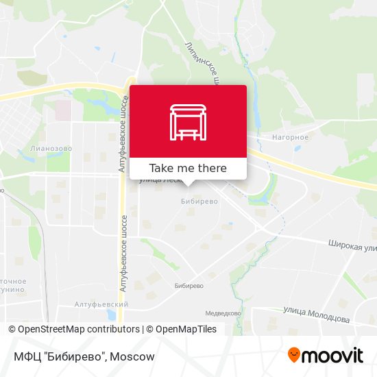 МФЦ "Бибирево" map