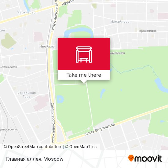 Главная аллея map