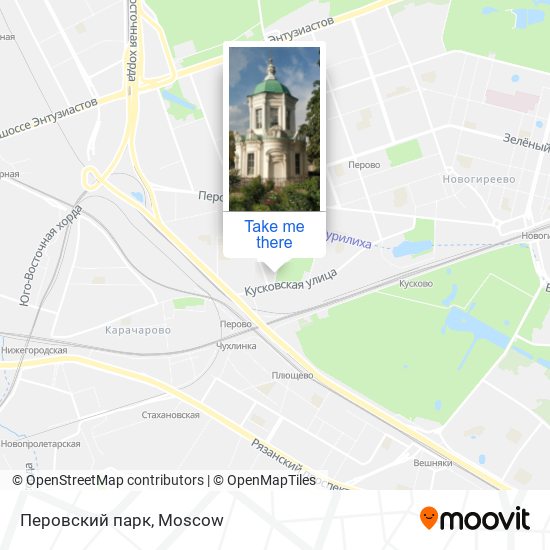 Перовский парк map