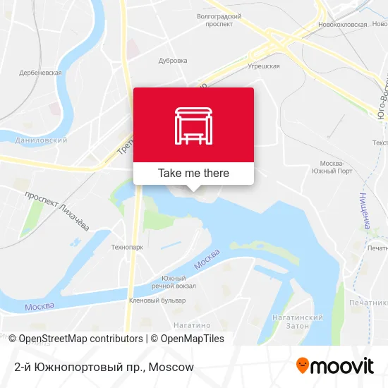 2-й Южнопортовый пр. map