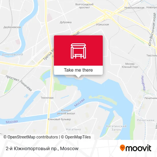2-й Южнопортовый пр. map