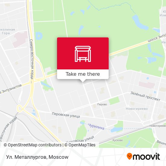 Ул. Металлургов map