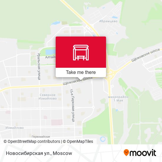 Новосибирская ул. map