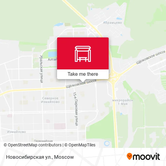 Новосибирская ул. map