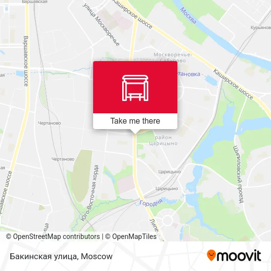Бакинская улица map