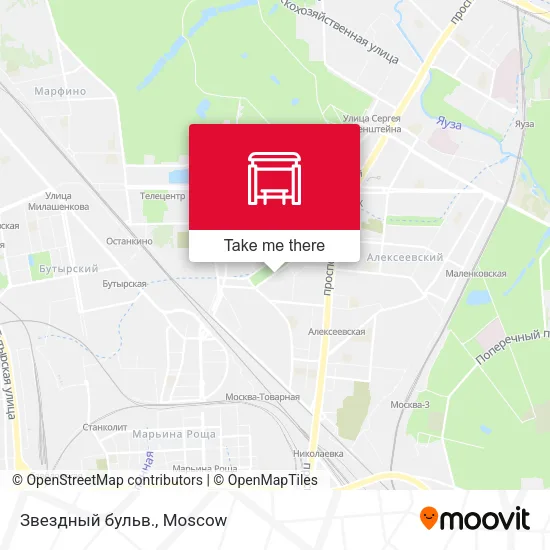 Звездный бульв. map