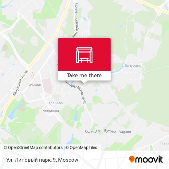 Ул. Липовый парк, 9 map