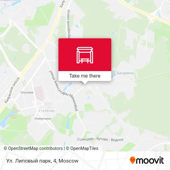 Ул. Липовый парк, 4 map