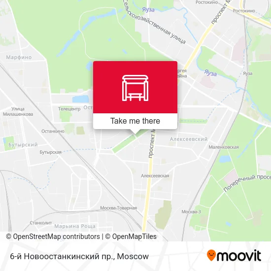 6-й Новоостанкинский пр. map