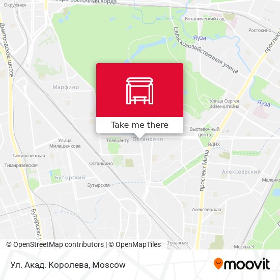 Ул. Акад. Королева map