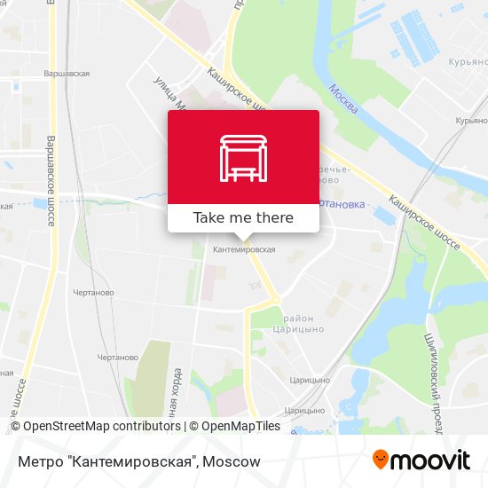 Метро "Кантемировская" map