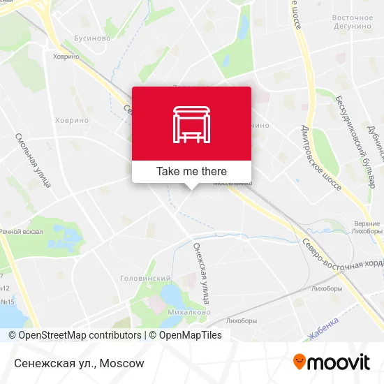 Сенежская ул. map