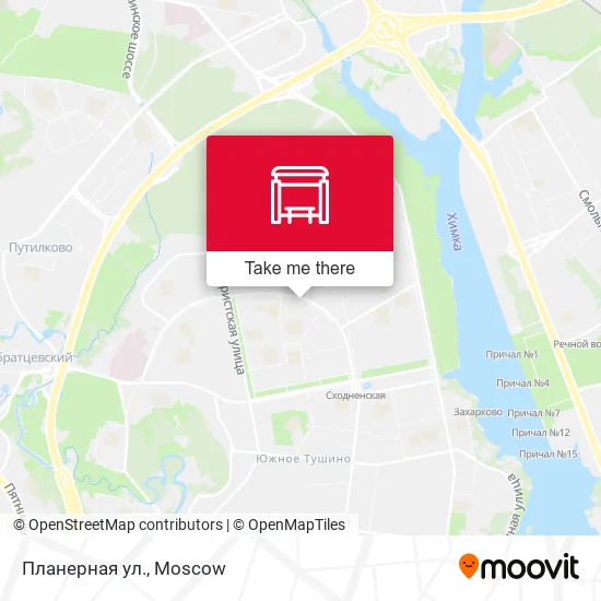 Планерная ул. map