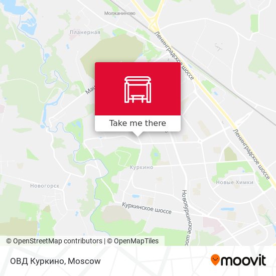 ОВД Куркино map