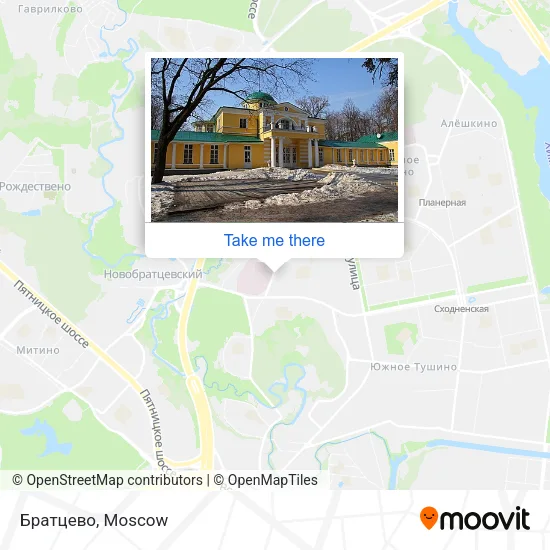 Братцево map