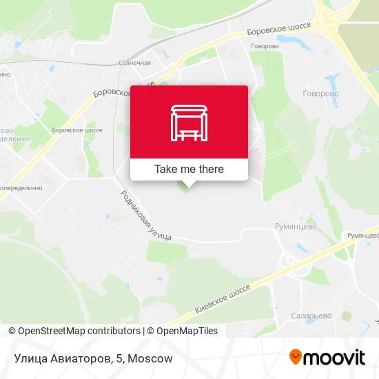 Улица Авиаторов, 5 map