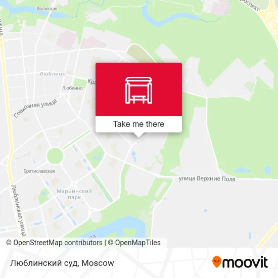Люблинский суд map