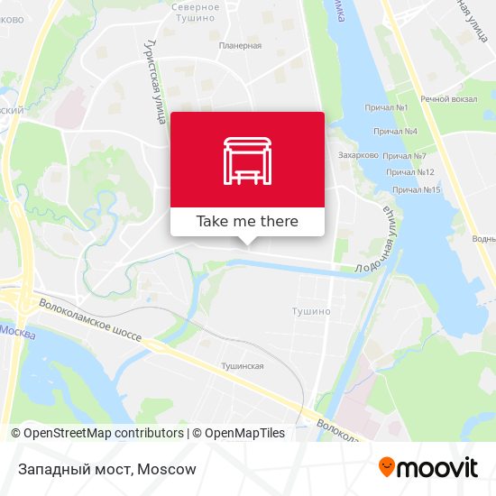 Западный мост map