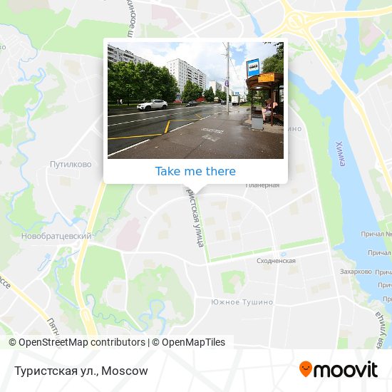 Туристская ул. map