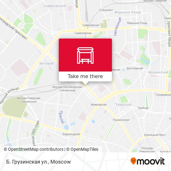 Б. Грузинская ул. map