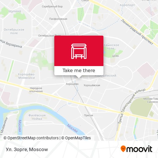 Ул. Зорге map