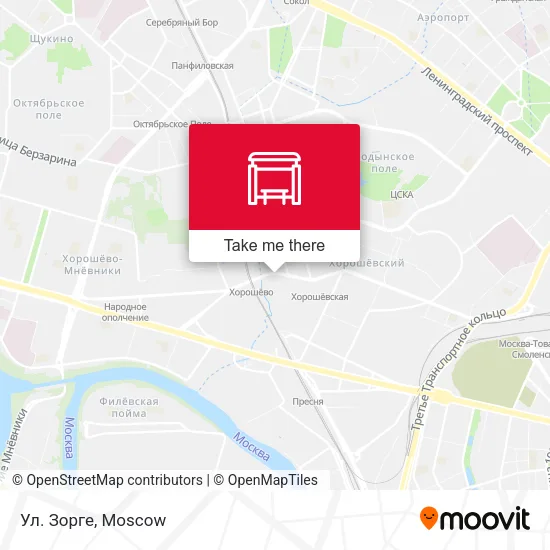 Ул. Зорге map