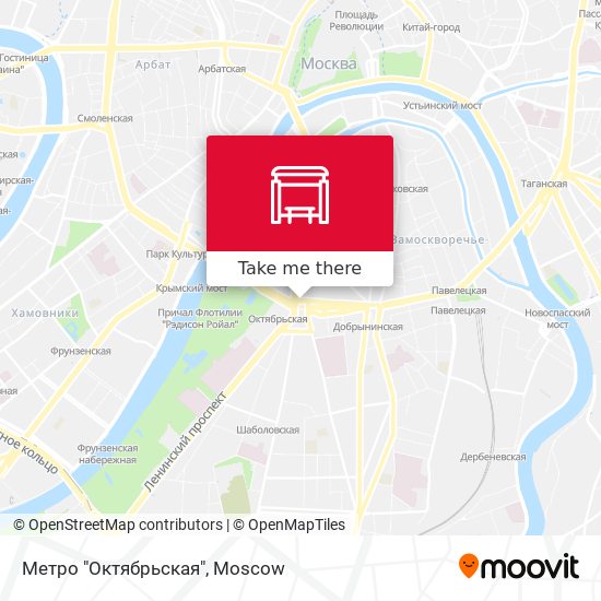 Метро "Октябрьская" map