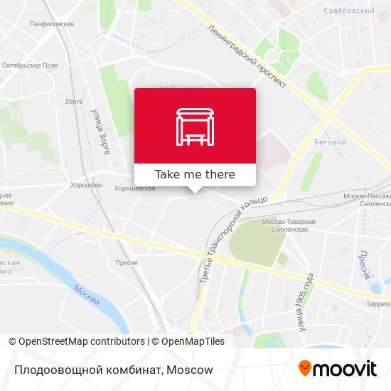 Плодоовощной комбинат map