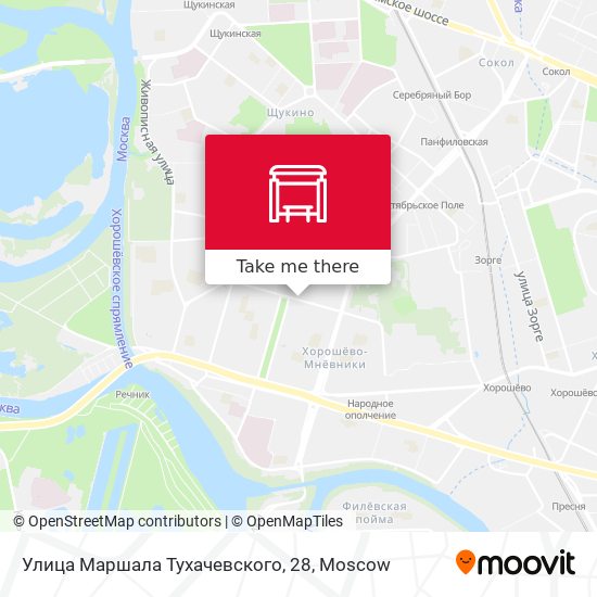 Улица Маршала Тухачевского, 28 map