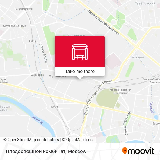 Плодоовощной комбинат map