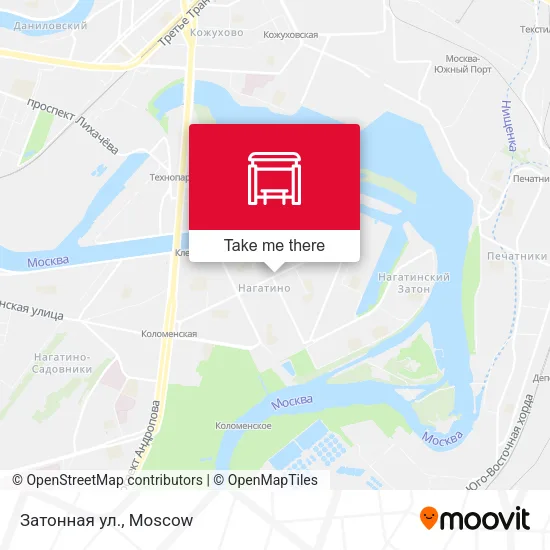 Затонная ул. map