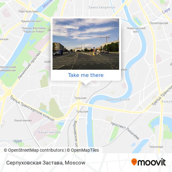 Серпуховская Застава map