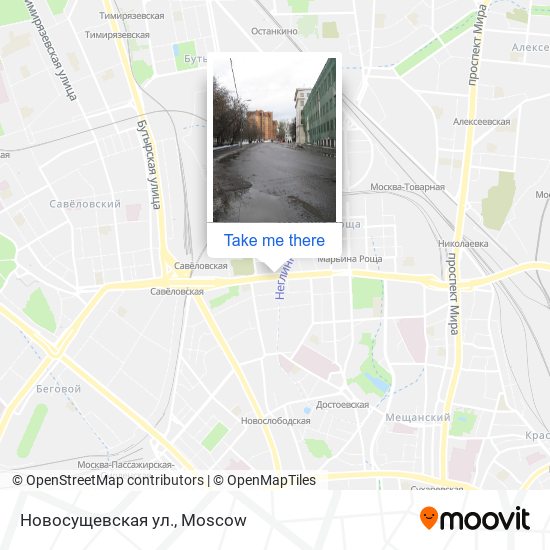 Новосущевская ул. map