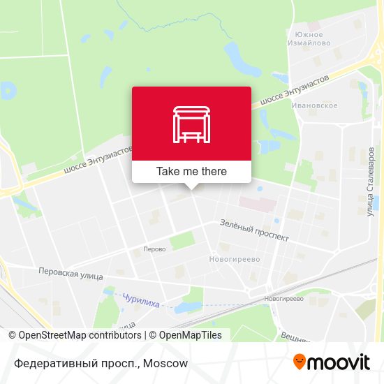 Федеративный просп. map