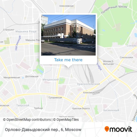 Орлово-Давыдовский пер., 6 map