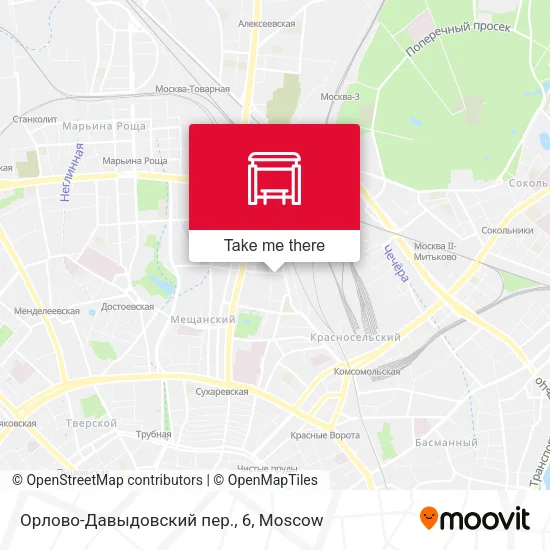 Орлово-Давыдовский пер., 6 map