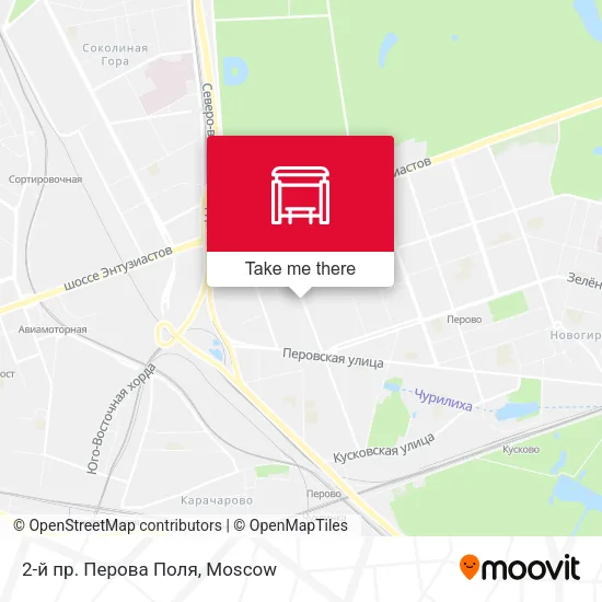 2-й пр. Перова Поля map