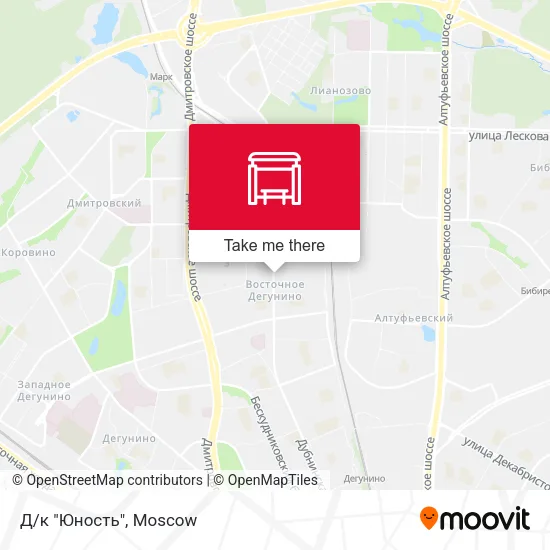 Д/к "Юность" map