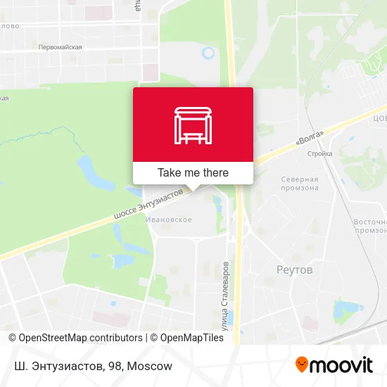 Ш. Энтузиастов, 98 map