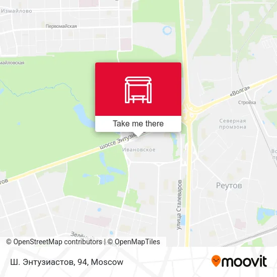 Ш. Энтузиастов, 94 map