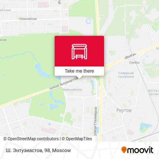 Ш. Энтузиастов, 98 map