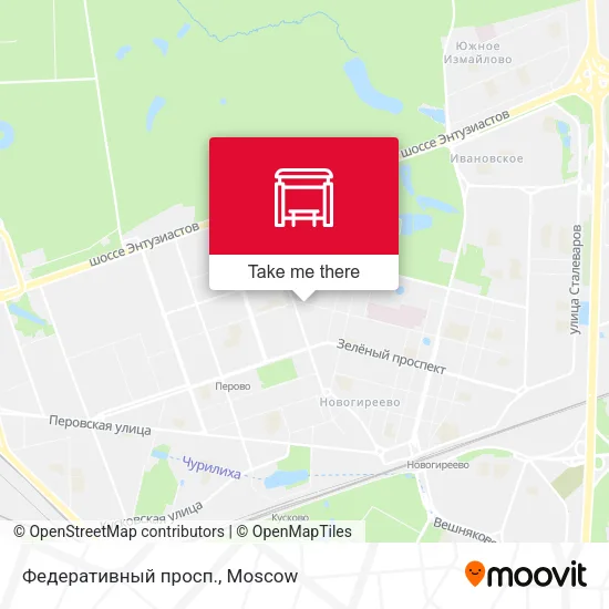 Федеративный просп. map