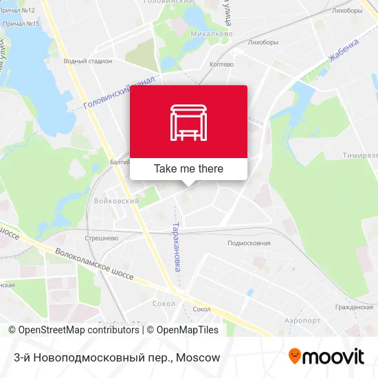 3-й Новоподмосковный пер. map